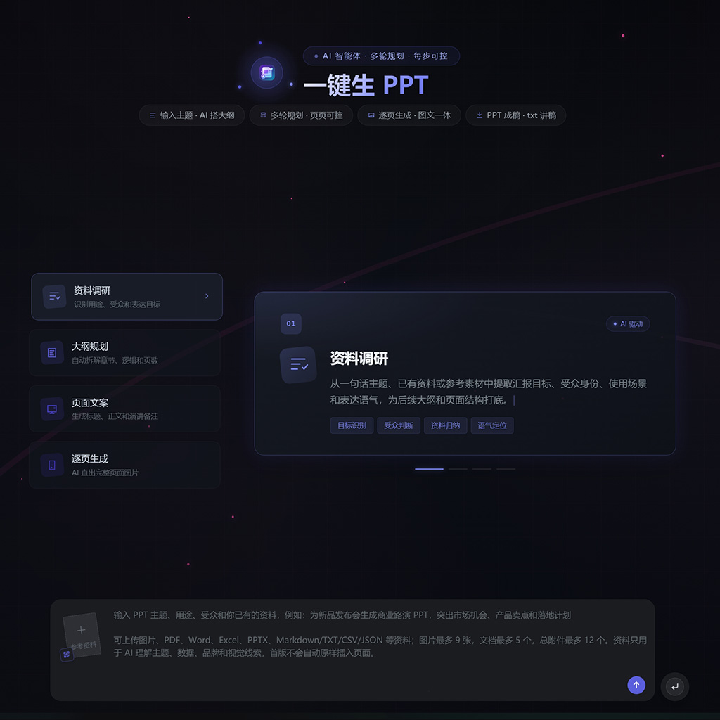 一键PPT制作案例